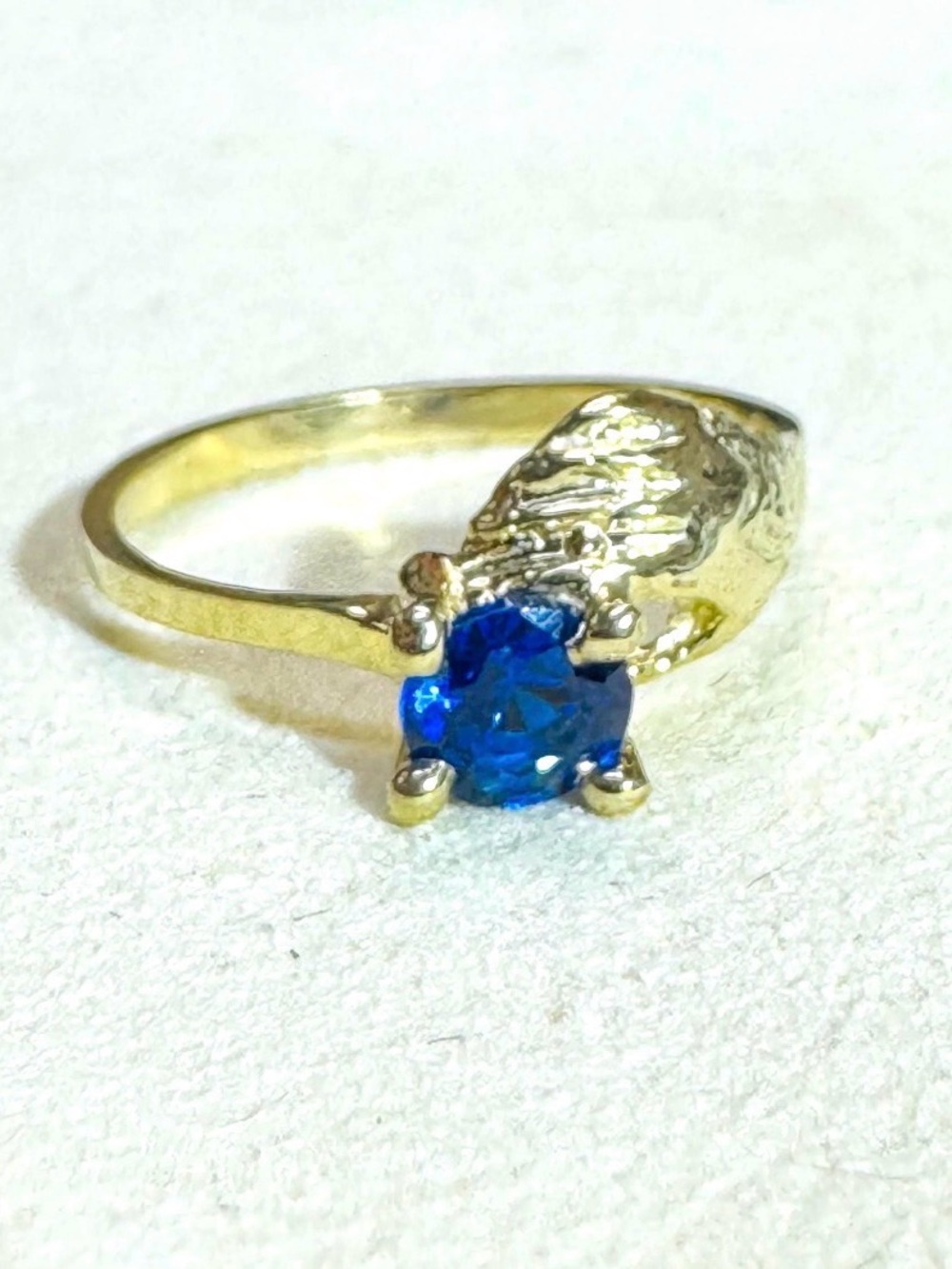 Solid Vintage 10K Yellow Gold Pinky Hand Ring Size 3.75